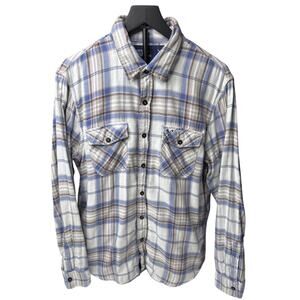 American Eagle Retro 2009 Vintage Fit Plaid Flannel - L
